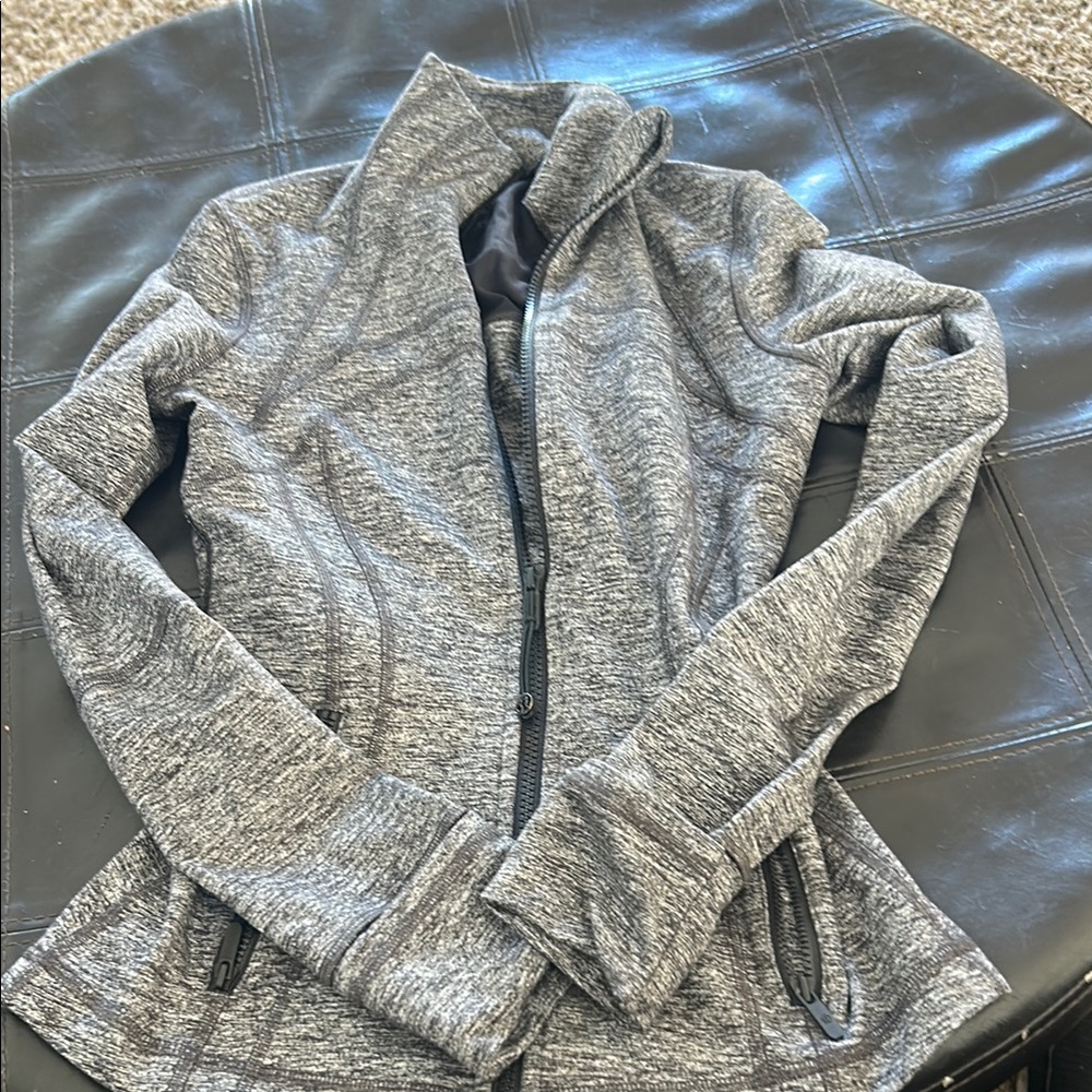 lululemon athletica Gray Heathered Utility Jacket